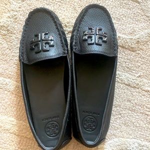 Tory Burch black leather loafers - NEVER WORN
